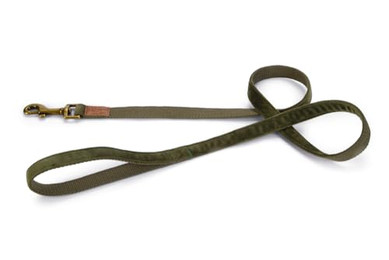 Produktbild von Beeztees K&Bz Hundeleine Velours Grün 120x20 mm