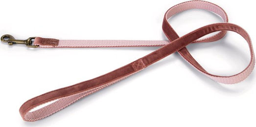 Beeztees K&Bz Hundeleine Velours Rosa 120x15 mm - 2000 g – Bild 1 von 2