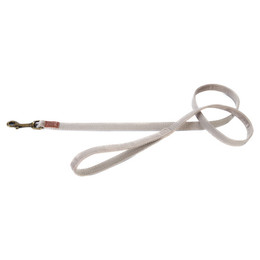 Produktbild von Beeztees K&Bz Velours-Hundeleine Grau 120x15 mm - 2000 g