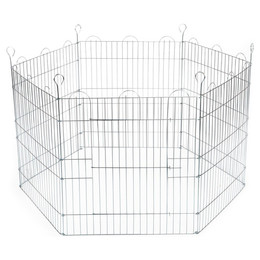 Produktbild von Beeztees Kaninchenfreigehege verzinkt 105x105x58 cm