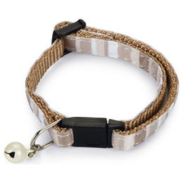 Produktbild von Beeztees Kätzchenhalsband Joy Nylon beige