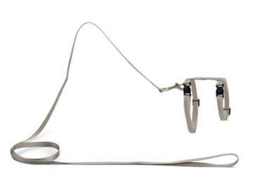 Produktbild von Beeztees Katzengeschirr Uni Nylon hellgrau