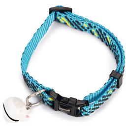 Produktbild von Beeztees Katzenhalsband Memphis Nylon hellblau