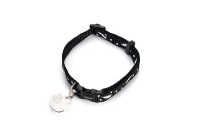 Produktbild von Beeztees Katzenhalsband Thunder Nylon schwarz