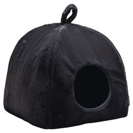 Produktbild von Beeztees Katzenhaus Moza aus Plüsch anthrazit