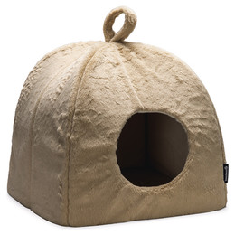 Produktbild von Beeztees Katzenhaus Moza aus Plüsch beige