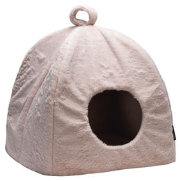 Produktbild von Beeztees Katzenhaus Moza aus Plüsch rosa