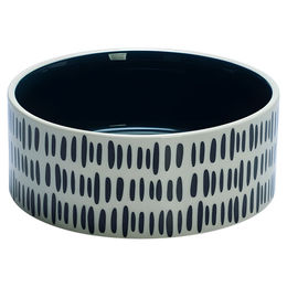 Produktbild von Beeztees Katzennapf Jade aus Keramik schwarz/weiß - 0,8 l