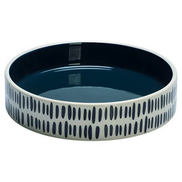 Produktbild von Beeztees Katzennapf Jade aus Keramik schwarz/weiß - 350 ml