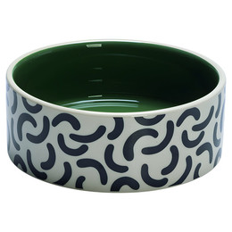 Produktbild von Beeztees Katzennapf Mark aus Keramik schwarz/weiß - 0,8 l