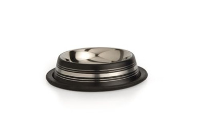 Produktbild von Beeztees Katzennapf Stripes rutschfest schwarz - 180 ml