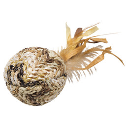 Produktbild von Beeztees Katzenspielzeug Catnip Spielball Tuxa braun