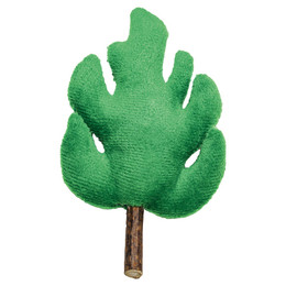 Produktbild von Beeztees Katzenspielzeug Dschungel Matatabiblatt grün