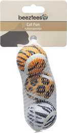 Produktbild von Beeztees Katzenspielzeug Dschungel Tennisbälle - 3 x 4,5 cm