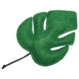 Produktbild von Beeztees Katzenspielzeug Dschungelblatt grün