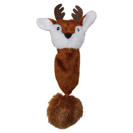 Produktbild von Beeztees Katzenspielzeug Rentier Vix aus Plüsch braun