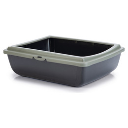 Produktbild von Beeztees Katzentoilette Juliet Eco grau-schwarz