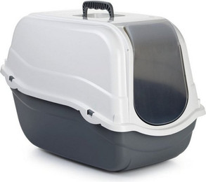 Produktbild von Beeztees Katzentoilette Romeo grau/weiß