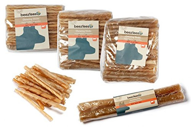 Produktbild von Beeztees Kaustick Rinderhaut gedreht