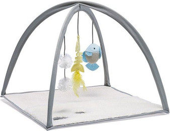 Produktbild von Beeztees Kitten Spielmatte Xabia Katzenspielzeug grau