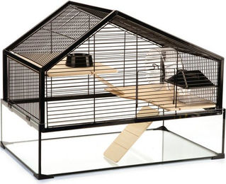 Produktbild von Beeztees Kleintierkäfig Nolan Metall schwarz