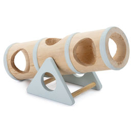 Produktbild von Beeztees Kleintiertunnel Nager Spielzeug Clovis Holz mint