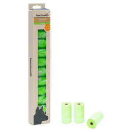 Produktbild von Beeztees Kotbeutel abbaubar Limette, Inhalt: 12 x 15 Stück