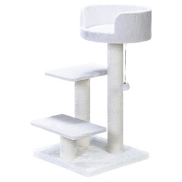 Produktbild von Beeztees Kratzbaum Serpa Figo weiß