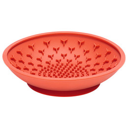 Produktbild von Beeztees Leckmatte Schale aus Silikon rot