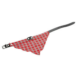 Produktbild von Beeztees Lederhalsband mit Tuch