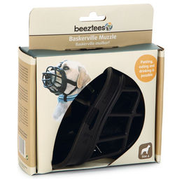 Produktbild von Beeztees Maulkorb TPR schwarz Größe 4