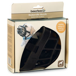 Produktbild von Beeztees Maulkorb TPR schwarz Größe 5