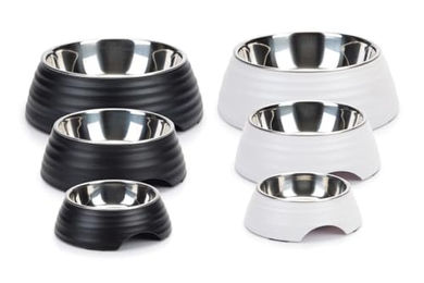 Produktbild von Beeztees Melamin-Hundenapf Rimpu schwarz - 160 ml