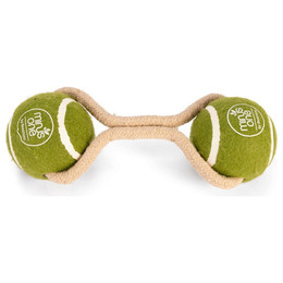 Produktbild von Beeztees Minus One Hundespielzeug Tennisball mit Seil