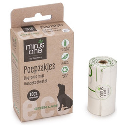 Produktbild von Beeztees Minus One Kotbeutel - 3 x 15 Stk.