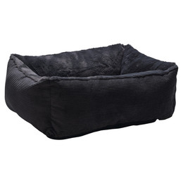 Produktbild von Beeztees Moza Katzenbett aus Plüsch anthrazit