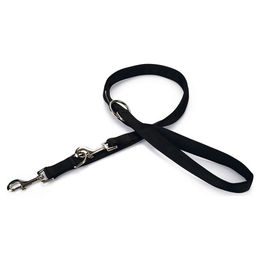 Produktbild von Beeztees Nylon-Dressurleine doppelt genäht 200 cm x 25 mm schwarz - 200 cm