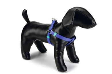 Produktbild von Beeztees Nylongeschirr Uni blau 50-65 x 2 cm