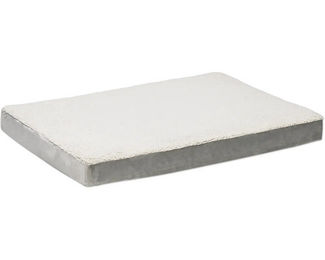 Produktbild von Beeztees orthopädisches Hundekissen Zira Memory Foam hellgrau
