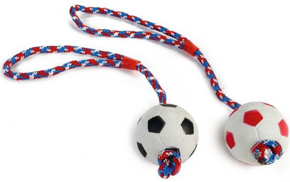 Produktbild von Beeztees Outdoor-Spielzeug Softball am Seil