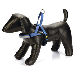 Produktbild von Beeztees Parinca Premium Comfort Hundegeschirr Nylon blau