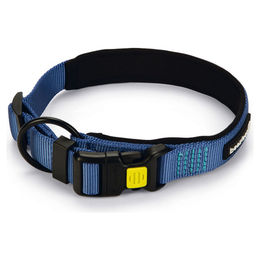 Produktbild von Beeztees Parinca Premium Hundehalsband Nylon blau 45-50 cm - 45 cm