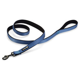 Produktbild von Beeztees Parinca Premium Hundeleine Nylon blau 120 cm x 25 mm - 120 cm