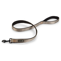 Produktbild von Beeztees Parinca Premium Hundeleine Nylon hellgrau 120 cm - 120 cm