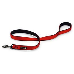 Produktbild von Beeztees Parinca Premium Hundeleine Nylon rot 120 cm x 25 mm - 120 cm