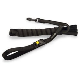 Produktbild von Beeztees Parinca Premium Hundeleine Nylon schwarz 5m - 5 m