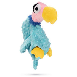 Produktbild von Beeztees Plüschspielzeug Geier Rolf blau