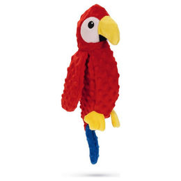 Produktbild von Beeztees Plüschspielzeug Papagei Lor rot