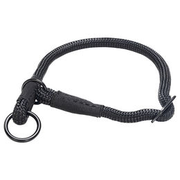Produktbild von Beeztees Premium Parinca Hundehalsband rund Nylon schwarz 45x1 cm - 45 cm