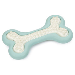 Produktbild von Beeztees Puppy Gummispielzeug Dental Bone mint